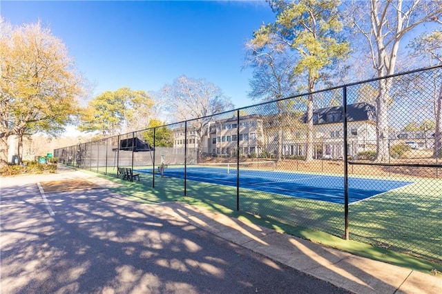 view of sport court