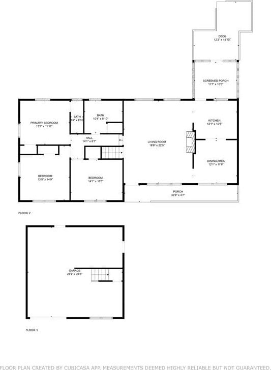 1836 Poinsetta Dr, Acworth, GA 30102 - floor plan / room layout