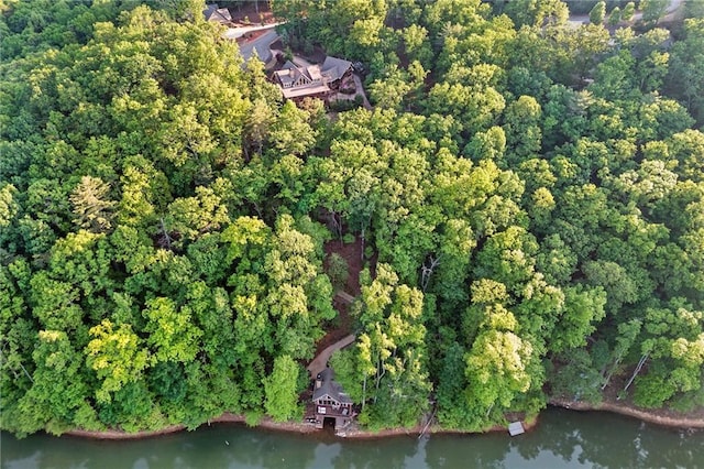147 Lake Watch Pt, Cleveland, GA 30528 - aerial view of property and surrounding area featuring a large body of water