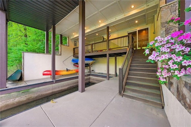 147 Lake Watch Pt, Cleveland, GA 30528 - view of patio with stairway