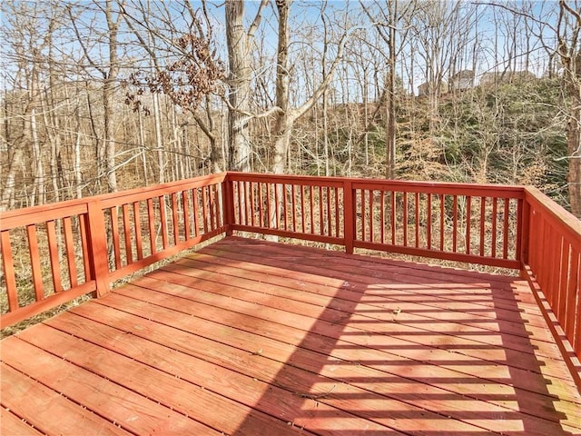 view of deck