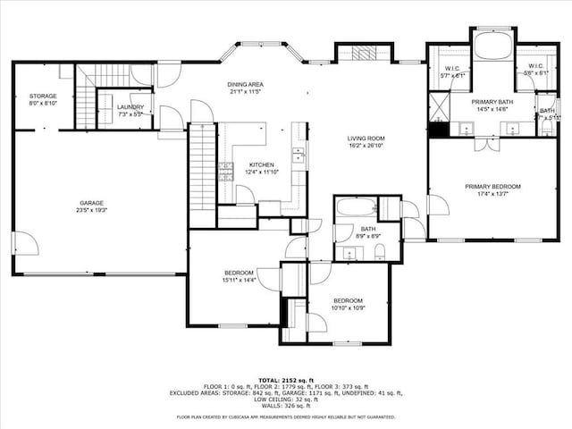 17 Sassafras Trl NE, Cartersville, GA 30121 - view of property floor plan