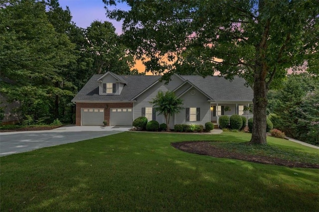 17 Sassafras Trl NE, Cartersville, GA 30121 - view of front of property with concrete driveway and a front yard