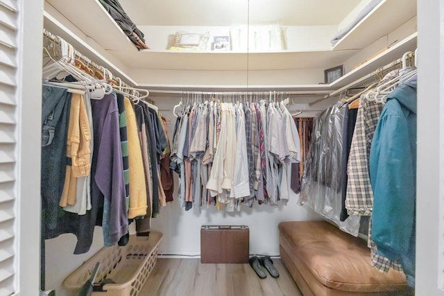1111 Clairemont Ave Unit N3, Decatur, GA 30030 - walk in closet with wood finished floors
