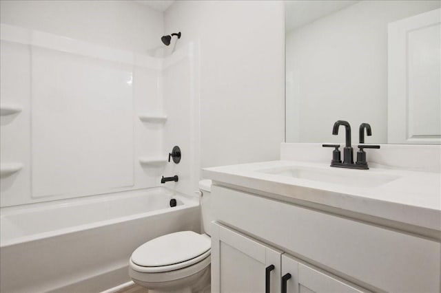 101 Priestwood Ln, Acworth, GA 30102 - full bathroom with toilet, vanity, and tub / shower combination