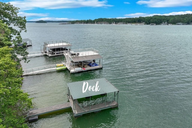 5359 Point S Dr, Gainesville, GA 30504 - dock with a water view