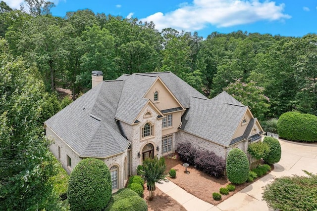 5359 Point S Dr, Gainesville, GA 30504 - view from above of property featuring a heavily wooded area
