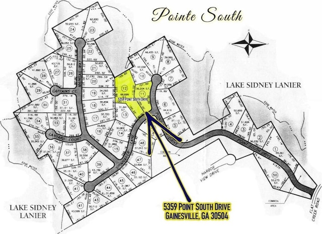 5359 Point S Dr, Gainesville, GA 30504 - parcel map