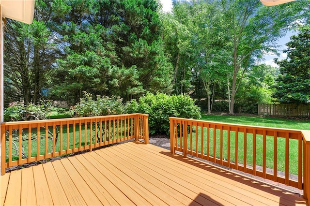 1995 Settindown Dr, Roswell, GA 30075 - wooden deck with view of wooded area