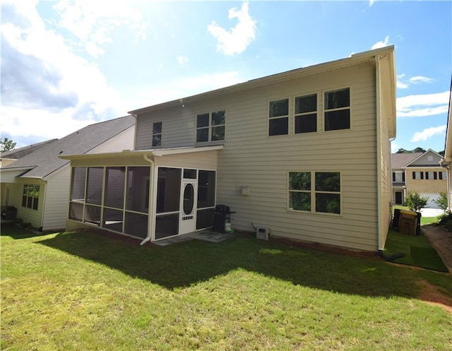 485 Broadmoor Dr, Braselton, GA 30517 - back of house with a yard and a sunroom