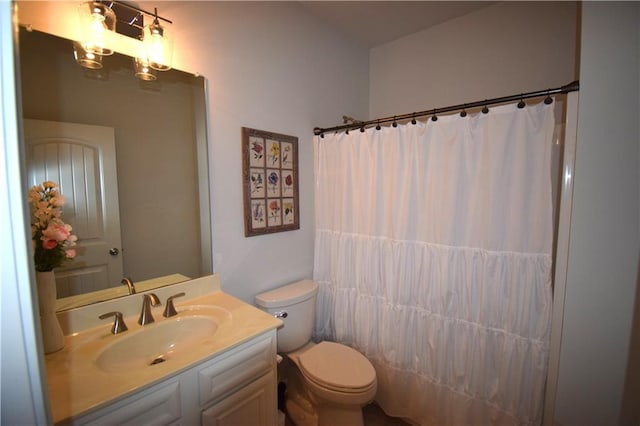 485 Broadmoor Dr, Braselton, GA 30517 - full bathroom with toilet, vanity, and a shower with shower curtain
