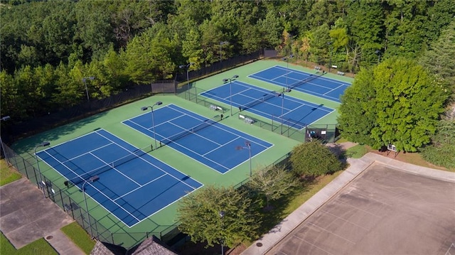 view of tennis court