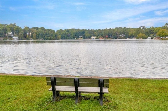 property view of water