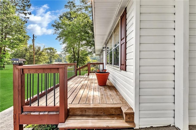 288 Valerie Cir, Hiram, GA 30141 - wooden deck featuring a yard