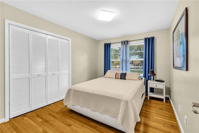 288 Valerie Cir, Hiram, GA 30141 - bedroom featuring light wood-style floors and a closet