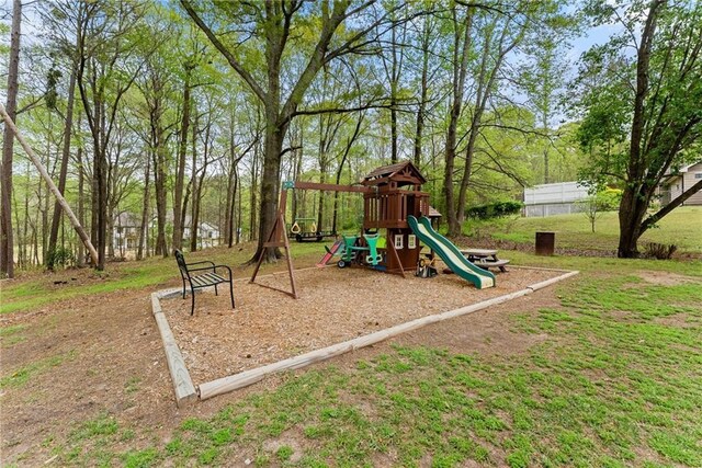 view of community playground