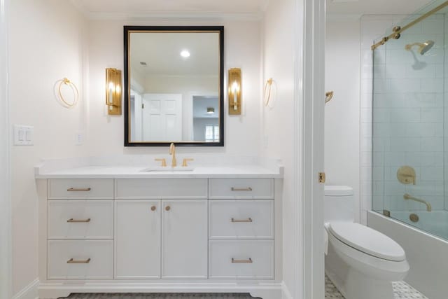 650 Moores Mill Rd NW Unit 1, Atlanta, GA 30327 - full bath with vanity, bathtub / shower combination, and ornamental molding