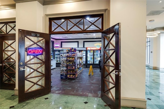795 Hammond Dr Unit 503, Sandy Springs, GA 30328 - entrance foyer featuring crown molding