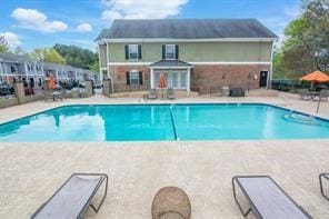 pool featuring a patio