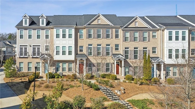 view of property with a residential view