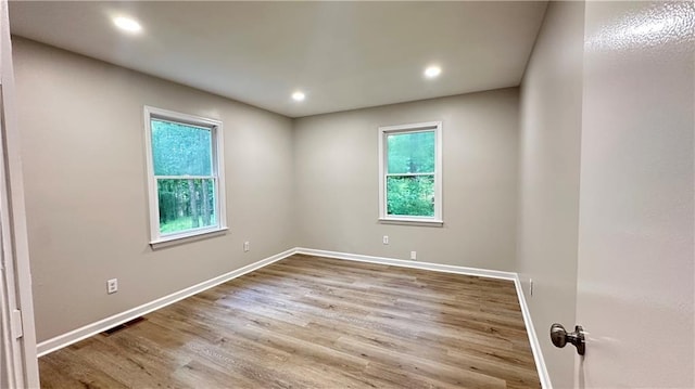 336 Shady Lane Cir, Canton, GA 30115 - empty room with wood finished floors, baseboards, and recessed lighting