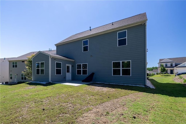 5440 Wheeler Ridge Rd, Auburn, GA 30011 - back of house with a patio area and a lawn