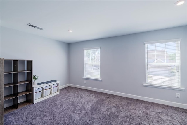 5440 Wheeler Ridge Rd, Auburn, GA 30011 - unfurnished room with carpet floors, baseboards, and recessed lighting