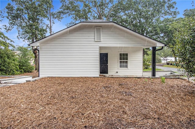 view of rear view of house