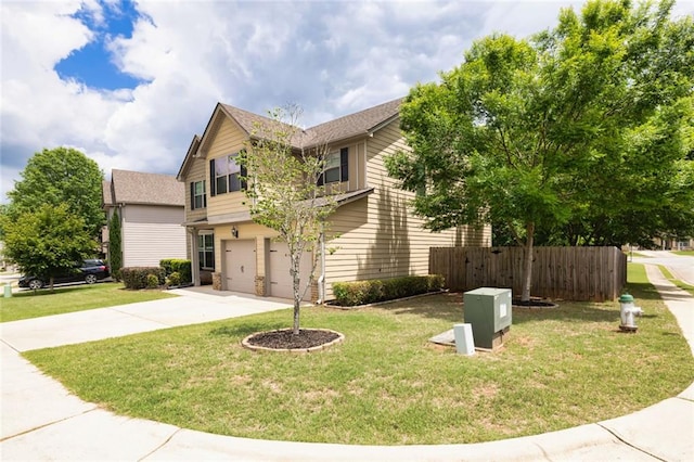 139 Village Park Dr, Newnan, GA 30265 - view of front of home with concrete driveway and a garage