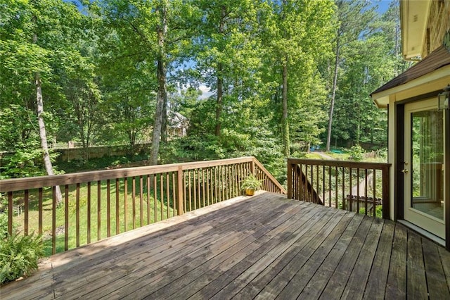 786 Mitsy Pt, Marietta, GA 30068 - view of wooden terrace