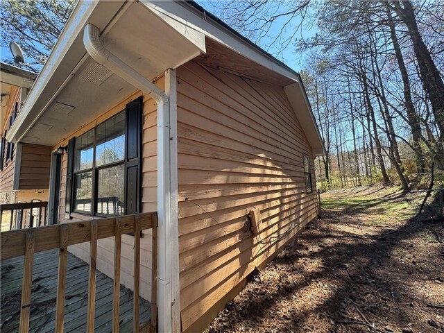 view of side of home