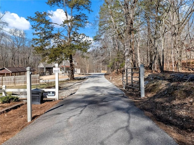 view of road