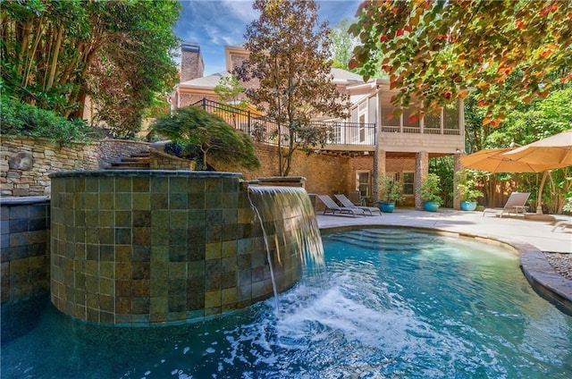 1255 Beech Haven Rd NE, Atlanta, GA 30324 - view of pool with a patio area