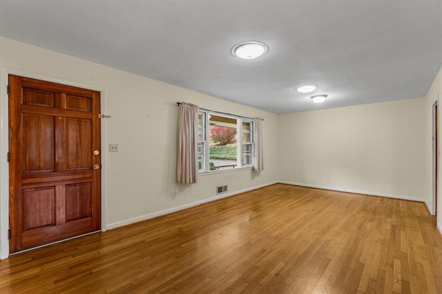 foyer featuring light hardwood / wood-style floors