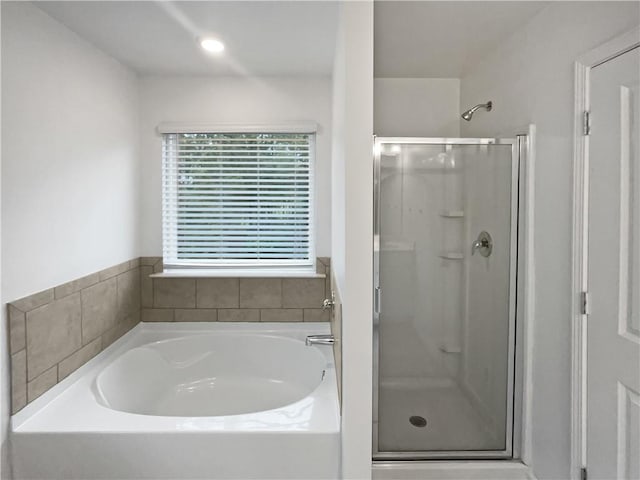 3513 Lakeview Crk, Lithonia, GA 30038 - bathroom featuring a stall shower and a bath