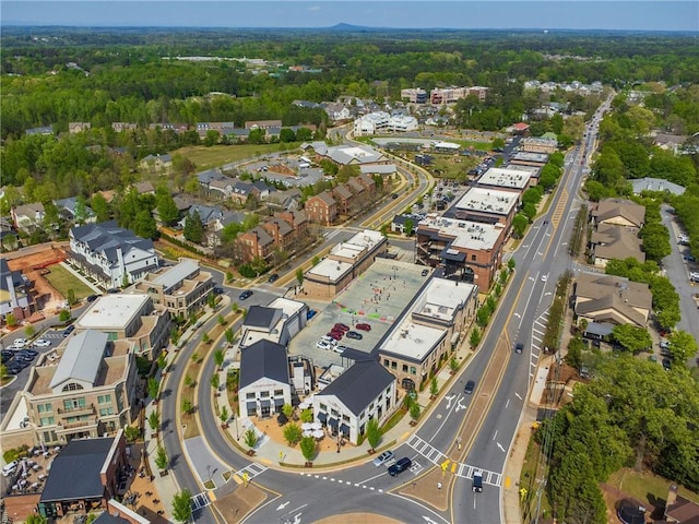 aerial view of property and surrounding area