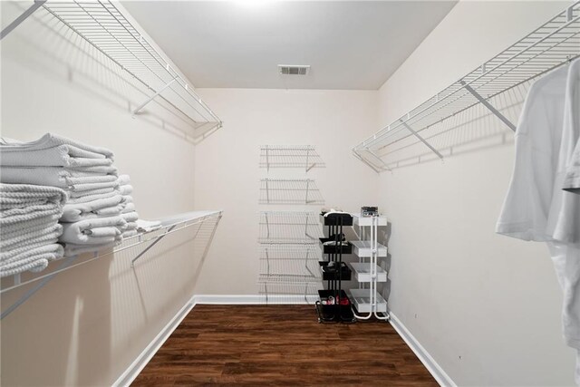 5073 Kingsbridge Pass, Powder Springs, GA 30127 - spacious closet featuring wood finished floors and visible vents