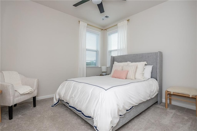 5025 Bryce Ln, Cumming, GA 30040 - carpeted bedroom featuring ceiling fan and baseboards