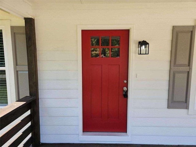 view of entrance to property