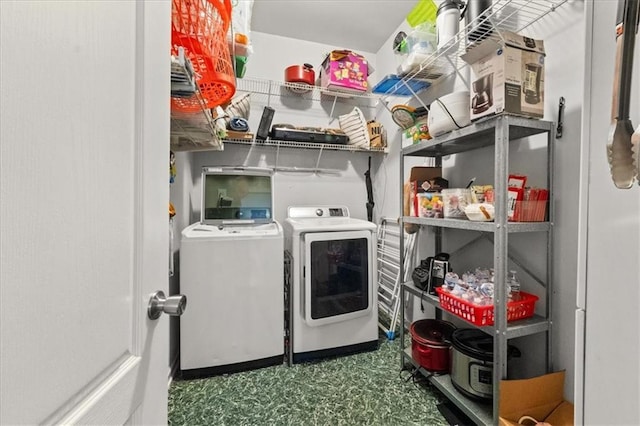 858 Red Rock Ct, Suwanee, GA 30024 - laundry area featuring washer and dryer