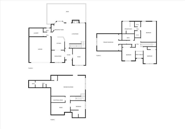 858 Red Rock Ct, Suwanee, GA 30024 - view of floor plan / room layout