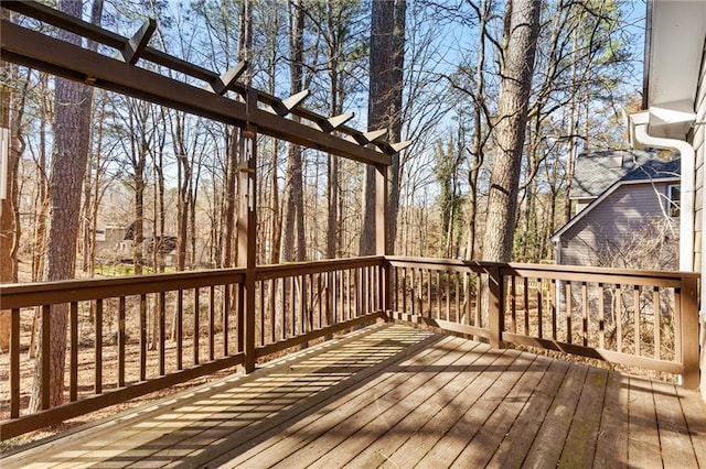 6165 Picketts Rdg NW, Acworth, GA 30101 - view of wooden deck