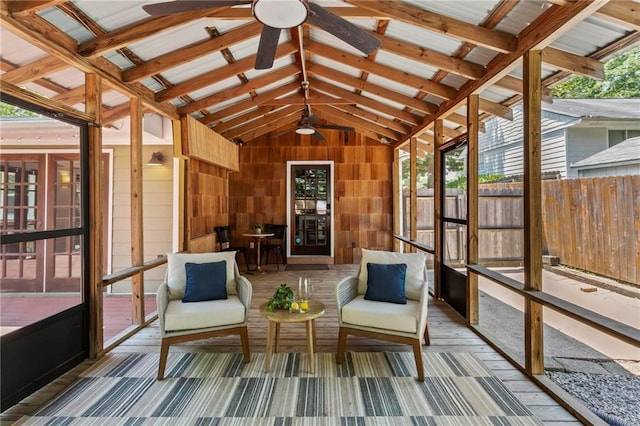 1734 8th St, Brookhaven, GA 30341 - sunroom featuring ceiling fan