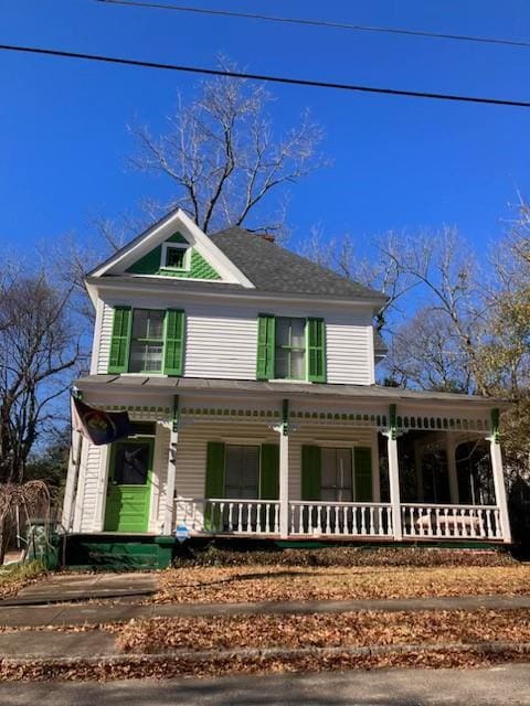 victorian house with covered porch