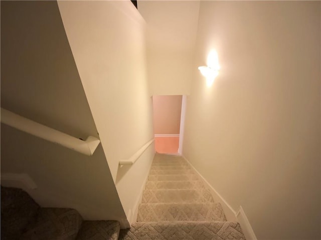 1162 Mason Lee, Loganville, GA 30052 - staircase featuring carpet floors