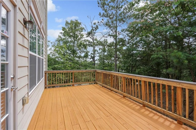 5060 Windcrest Ln, Alpharetta, GA 30022 - view of wooden terrace