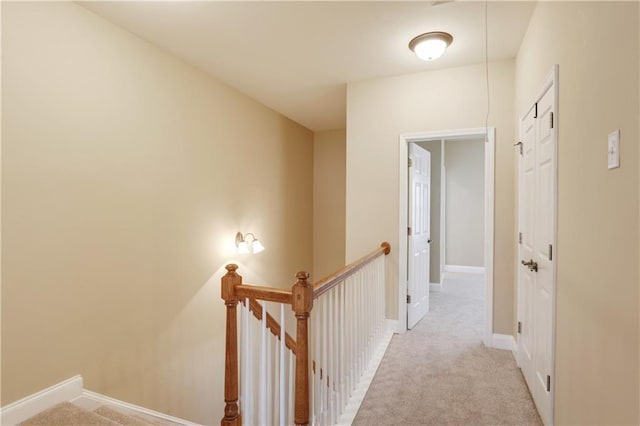5060 Windcrest Ln, Alpharetta, GA 30022 - hall with an upstairs landing and light carpet