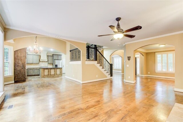 245 Ashley Forest Dr, Fayetteville, GA 30214 - spare room featuring rail lighting, light wood-style floors, and baseboards