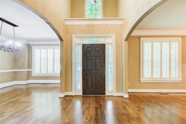 245 Ashley Forest Dr, Fayetteville, GA 30214 - unfurnished room featuring wood finished floors, a ceiling fan, and baseboards
