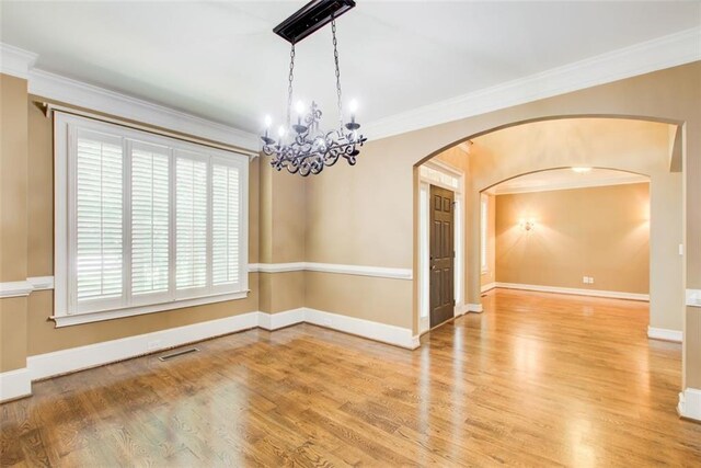 245 Ashley Forest Dr, Fayetteville, GA 30214 - unfurnished room with wood finished floors, baseboards, and a ceiling fan